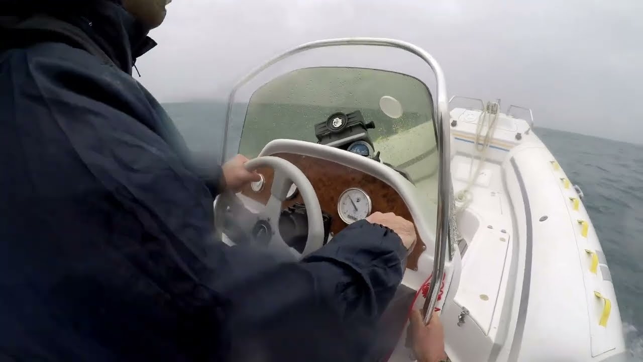 Corso ALPHA, Navigazione in Meteo Avverso - gommone Sacs 6.40, Evinrude Etec 150Cv