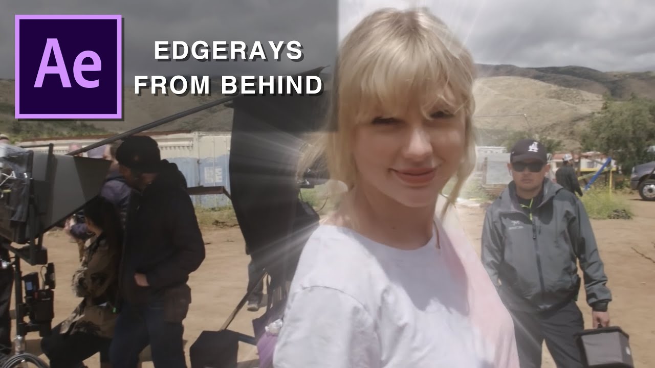 s_edgerays behind person | after effects tutorial