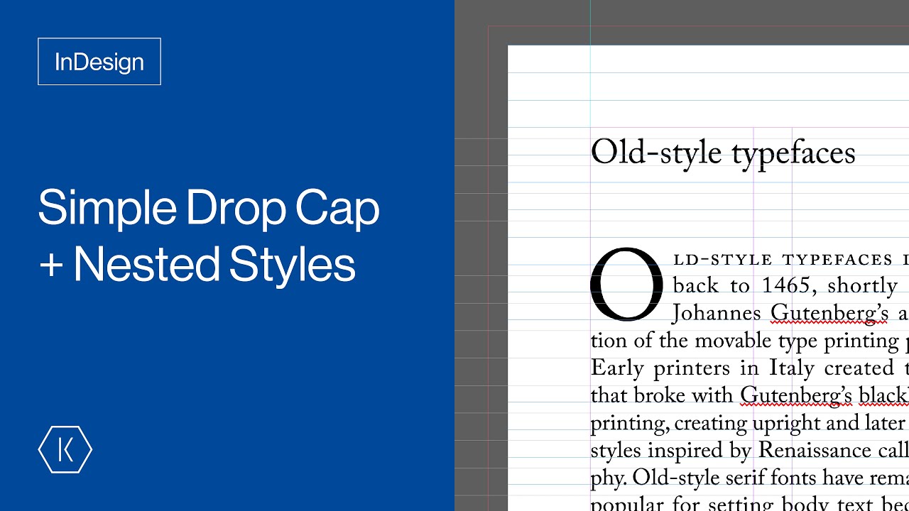 InDesign &ndash; Учебное пособие по стилям буквиц и заглавных букв