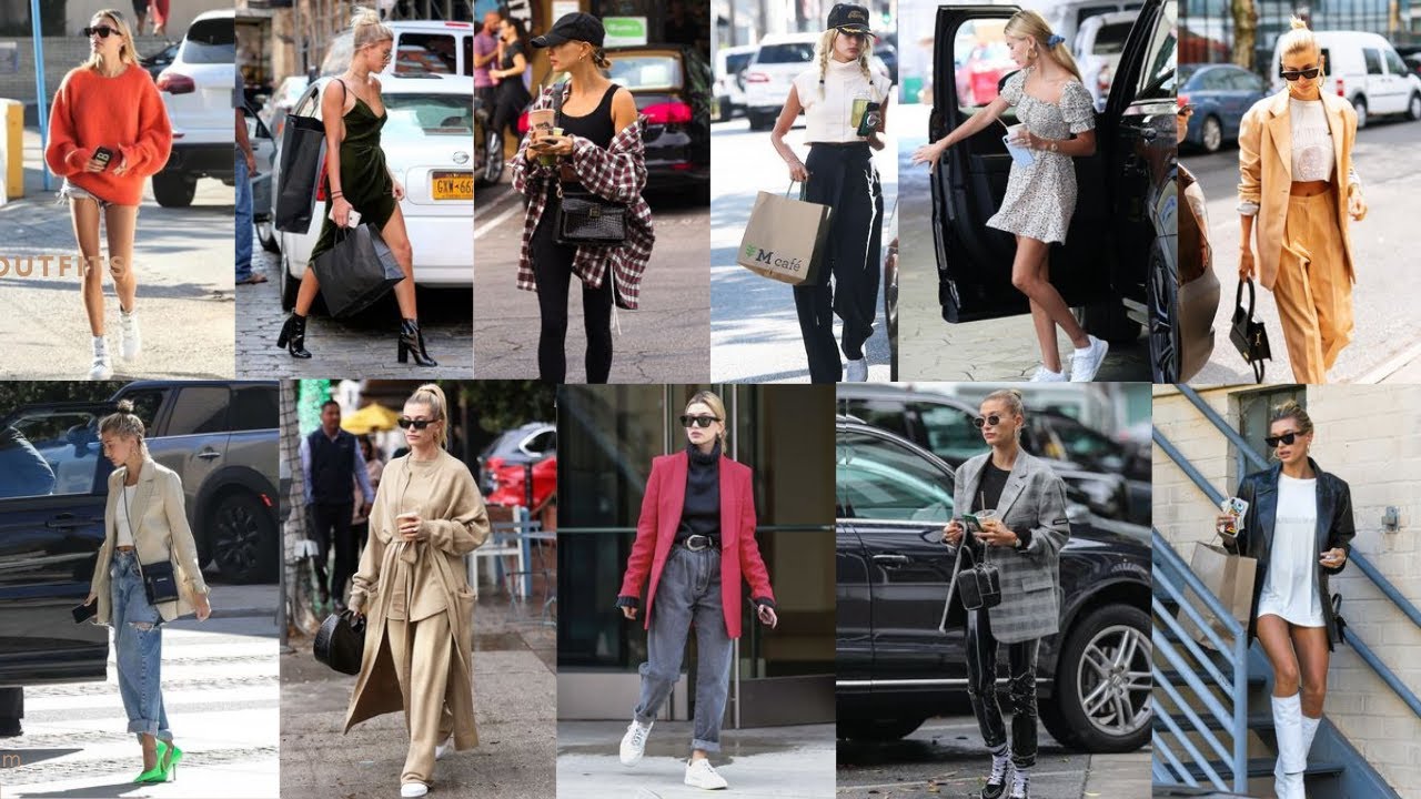 Hailey Bieber STREET LOOK / fashion 2021
