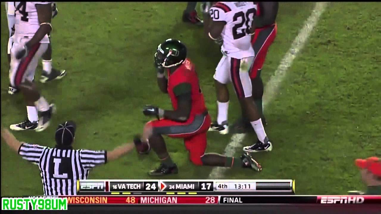 Miami Hurricanes RB, Lamar Miller- (Im on one-Drake)