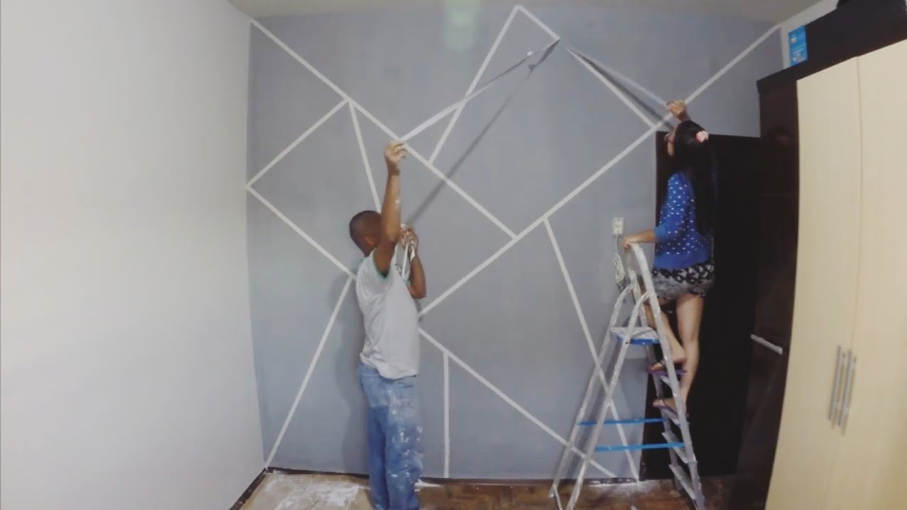 Como fazer PINTURA   GEOMÉTRICAS com R$ 40,00