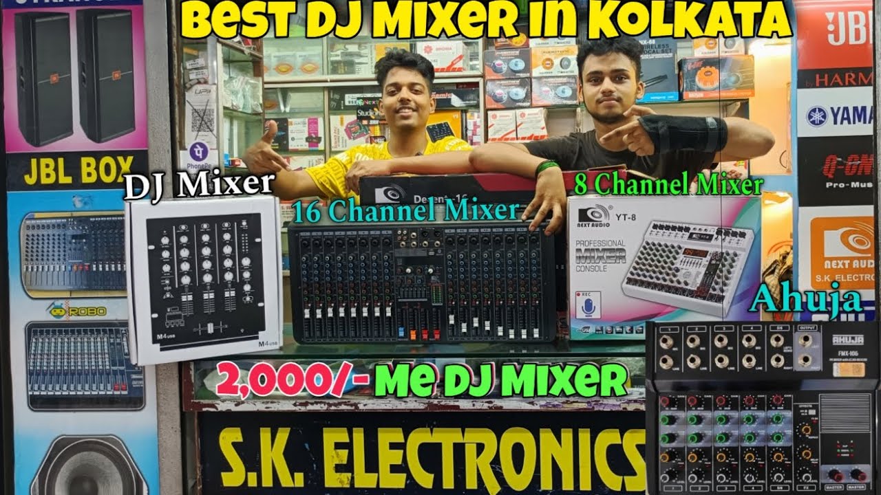 Best Dj Mixer Market in Kolkata | Dj Mixer Price in kolkata | Kolkata Dj Market | 6 Channel Mix