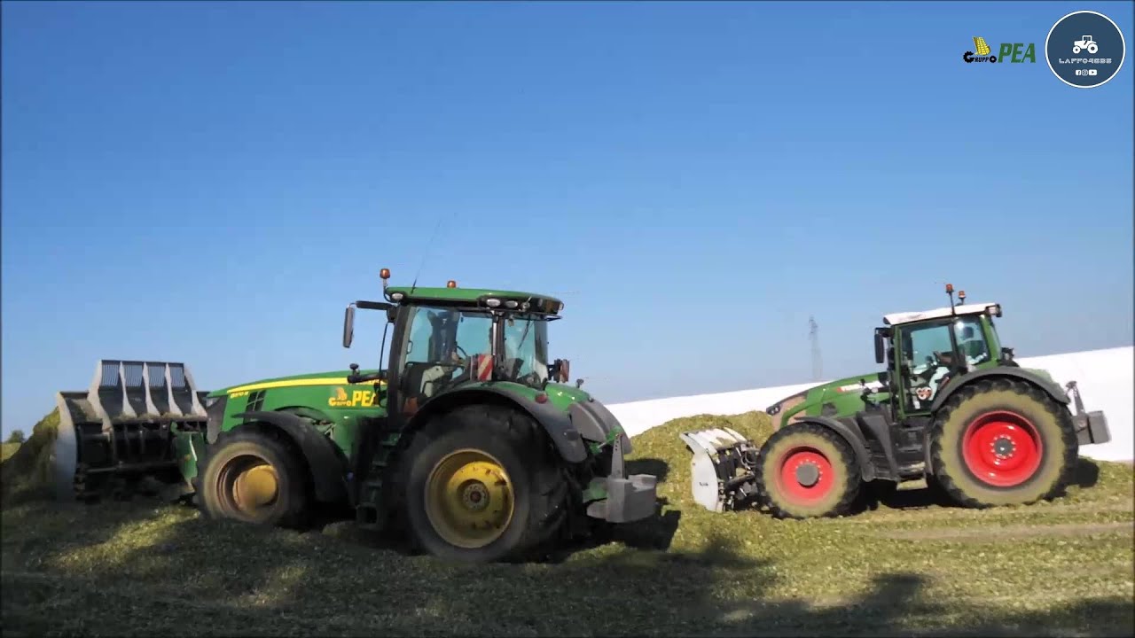 JD 8370R & Fendt 942 - Gruppo PEA & AgroGi - XXL Silage Pit 2022 (1^ parte)