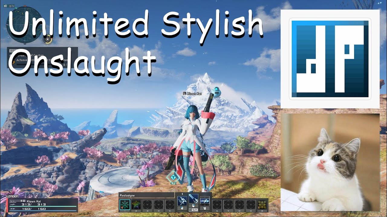 [PSO2 New Genesis] Stylish Gunner Weapon Action :D  #PSO2 #NGS