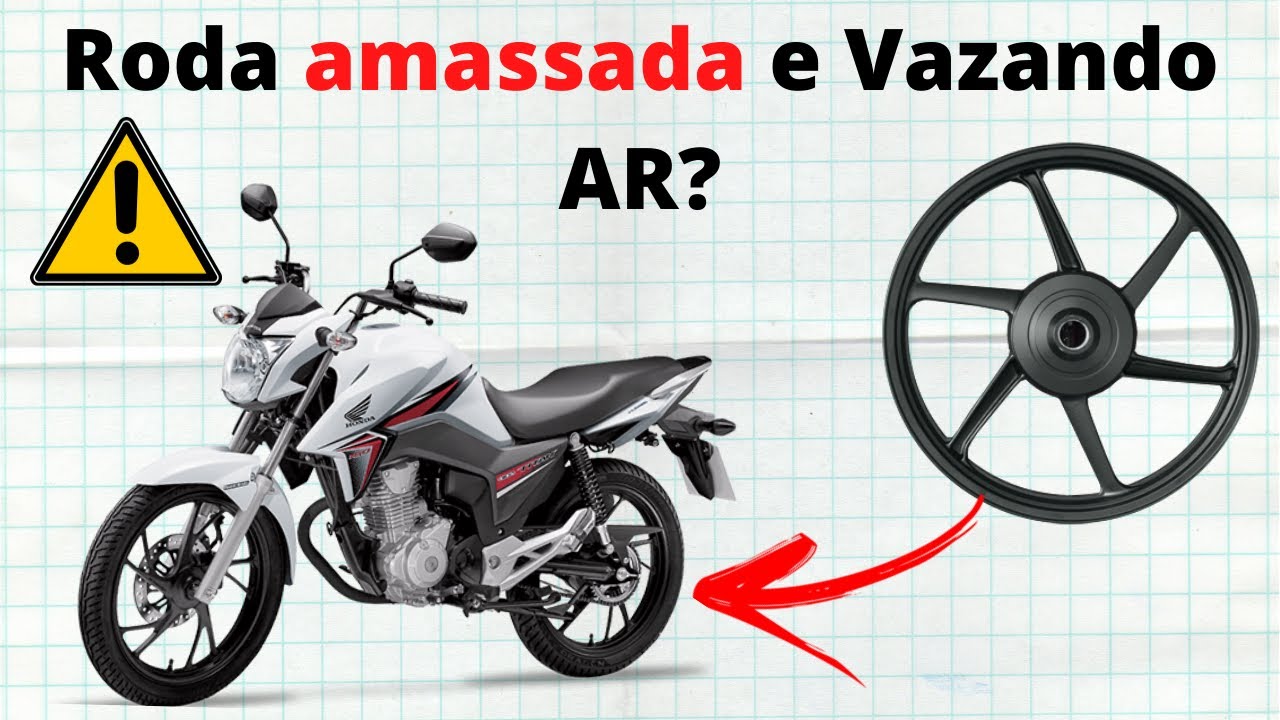 Como parar Vazamento em Liga leve amassada usando GRAXA! (Pneus sem câmara)