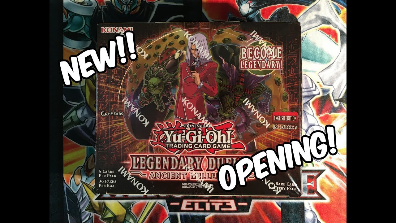YuGiOh! Legendary Duelists Ancient Millennium Booster Box Opening!
