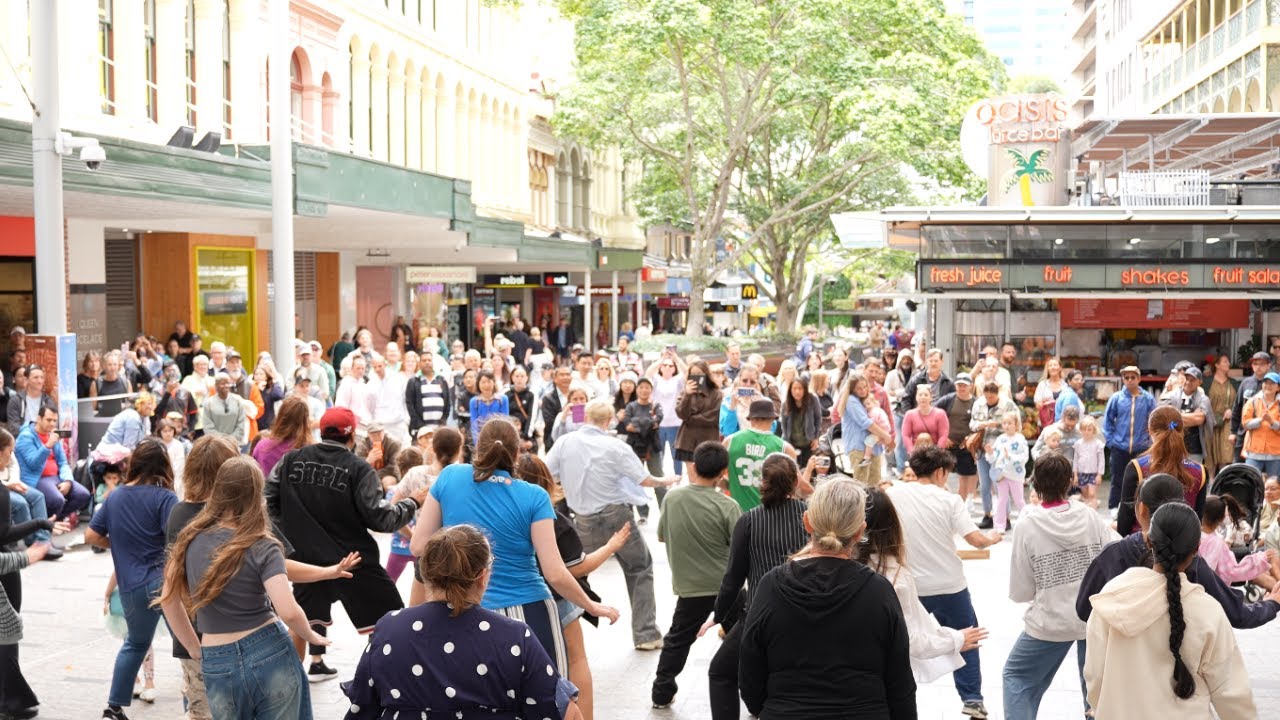 INCREDIBLE FLASHMOB IN BRISBANE SHOCKS CROWD | You Will Be Found Flashmob 2024