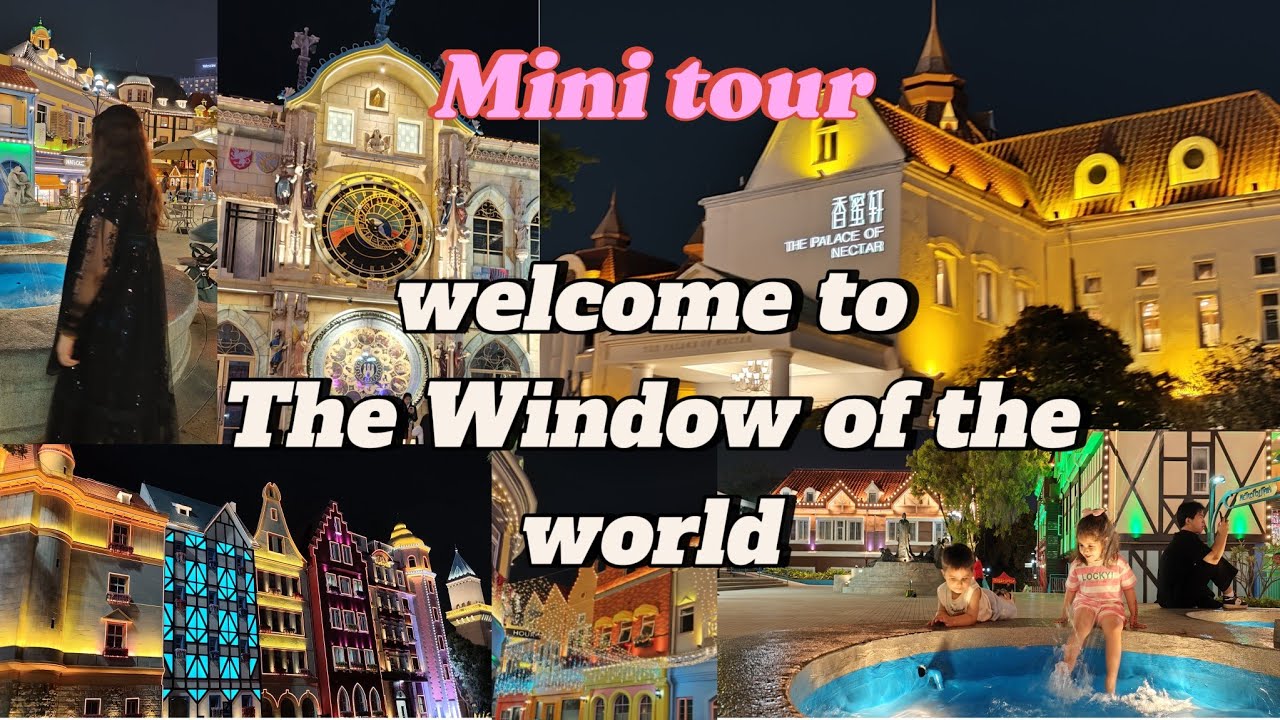 Window of the World Shenzhen 🌏🇨🇳 | Night Tour with Family #ChinaTravel  #aiman'sminiExplorer  #china