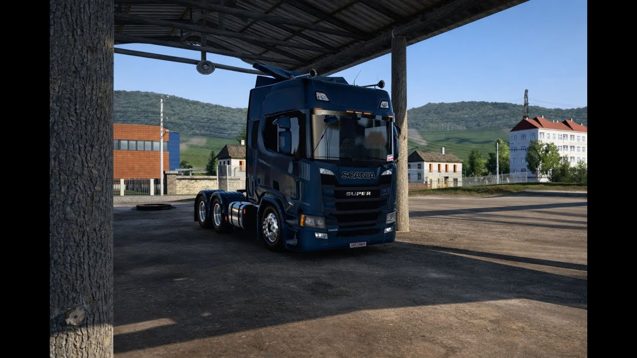 NTG 560 R SUPER + RODOTREM 9 EIXOS PUXANDO SOJA #ETS2