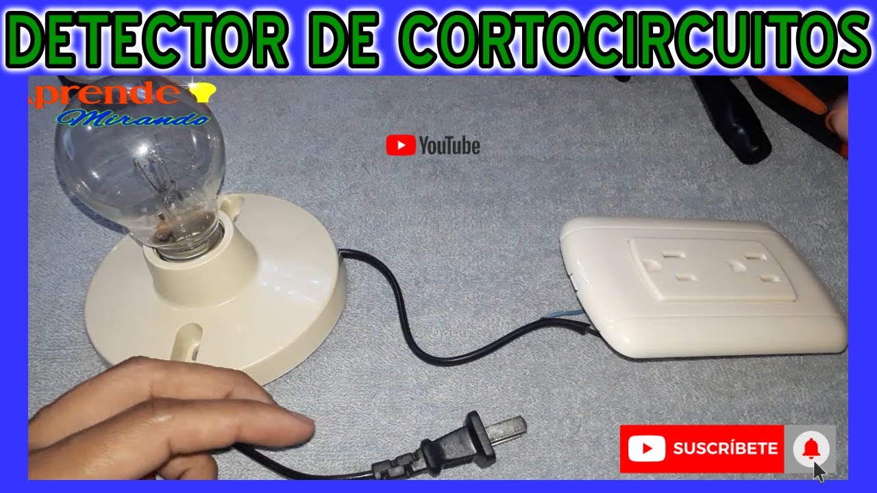 DETECTOR DE CORTOCIRCUITOS CASERO, EVITA ACCIDENTES, MUY FÁCIL DE HACER Y USAR!