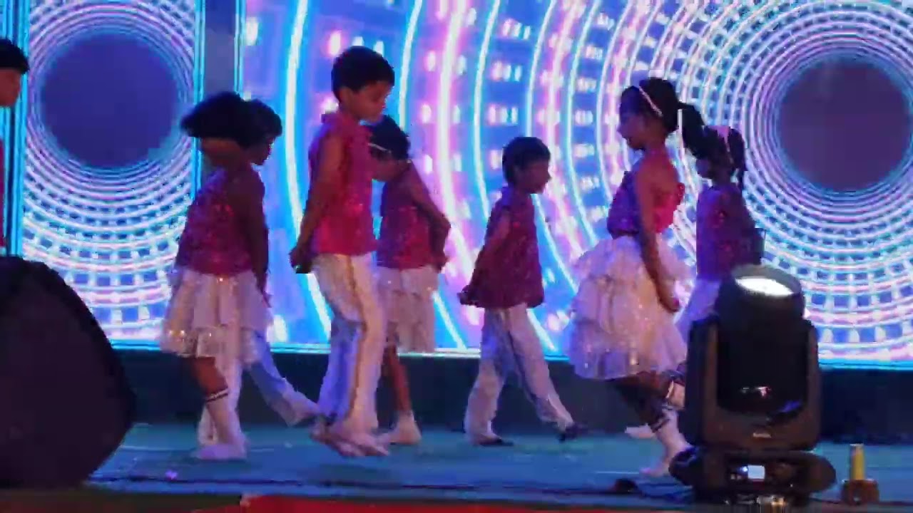 My little angel sisters annual day dance program on valentine's Day
