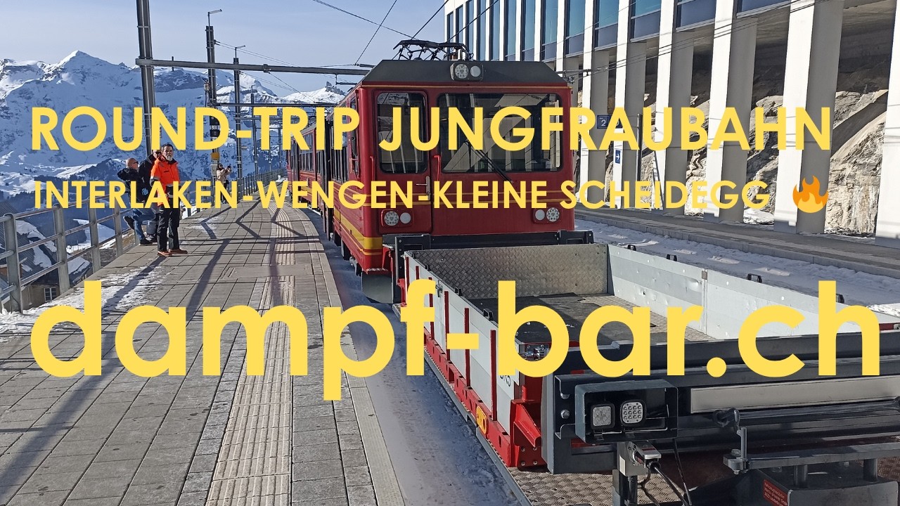Round trip Interlaken-Wengen-Kleine Scheidegg-Eigergletscher-Grindelwald-Interlaken  Juli 24