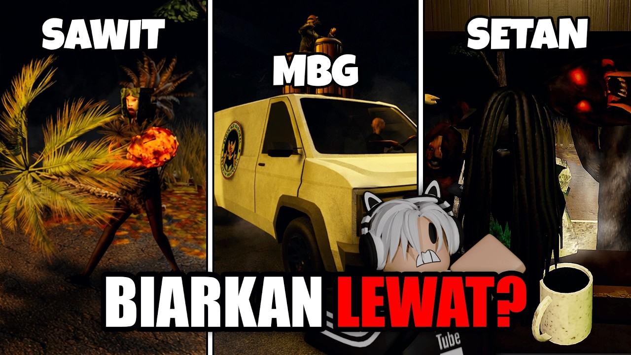 Kalo Jadi SATPAM Kalian Bolehin SAWIT, MBG, atau HANTU Lewat? 🤔 | Roblox Pos Satpam Anomalies