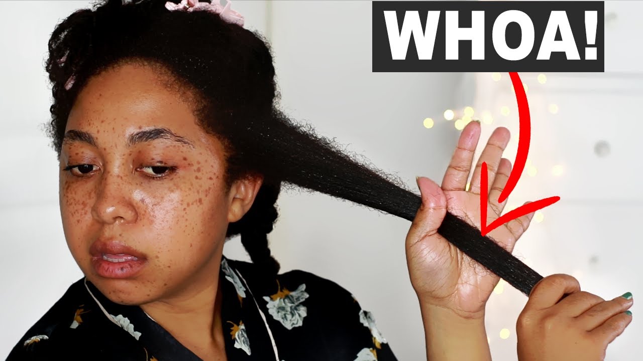OVERNIGHT HOT OIL TREATMENT FOR MASSIVE HAIR GROWTH! THIS ACTUALLY WORKS! + HEAD WRAP TUTORIAL