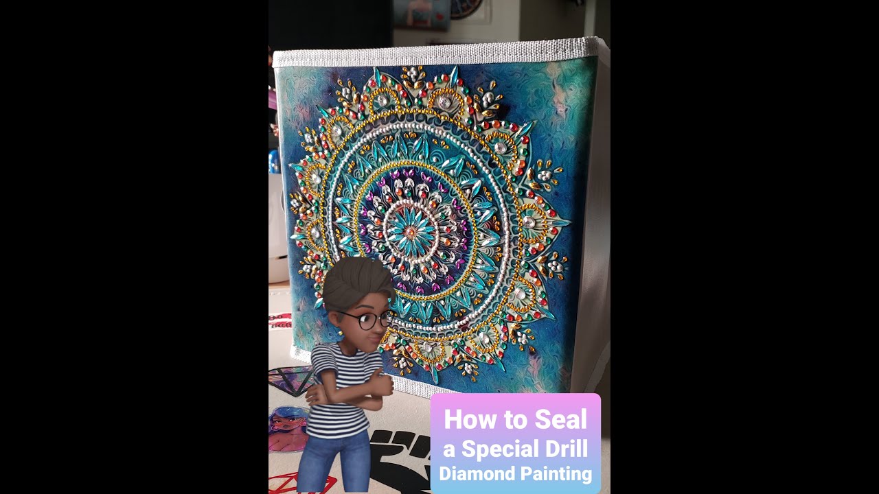 How to seal a Special Shaped Diamond Painting