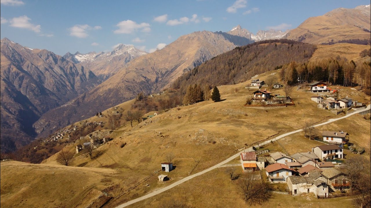 MONTI DI VERCANA LAGO DI COMO DRONE FOOTAGE