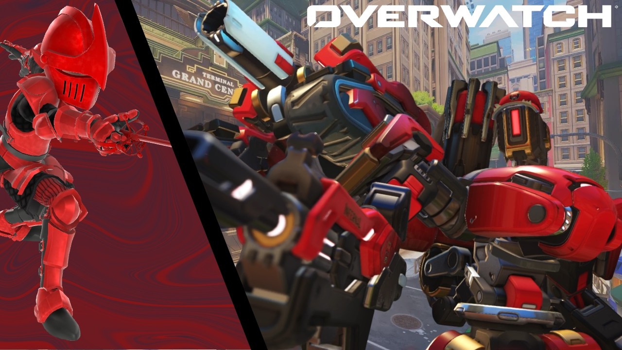 Grinding for level 40 Bastion and new weekly challenges are out Overwatch (AGK Live🔴)