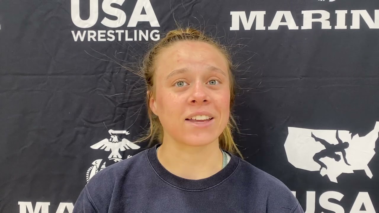 Elena Ivaldi (CA), after 2023 U23 Women's Nationals 55 kg semifinals win