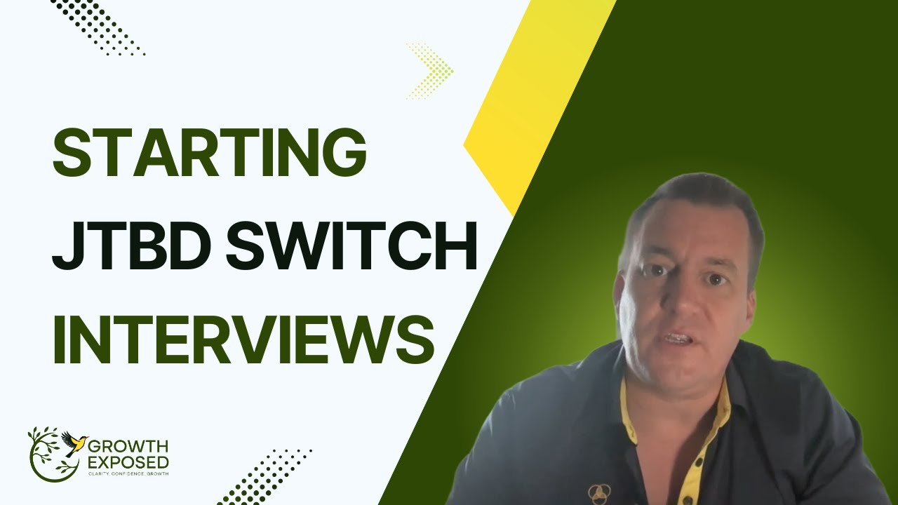 How to set up for a JTBD switch interview