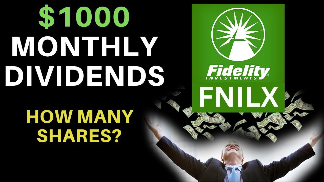 How Many Shares Of Stock To Make $1000 A Month? (FNILX) Fidelity ZERO Large Cap Index Fund
