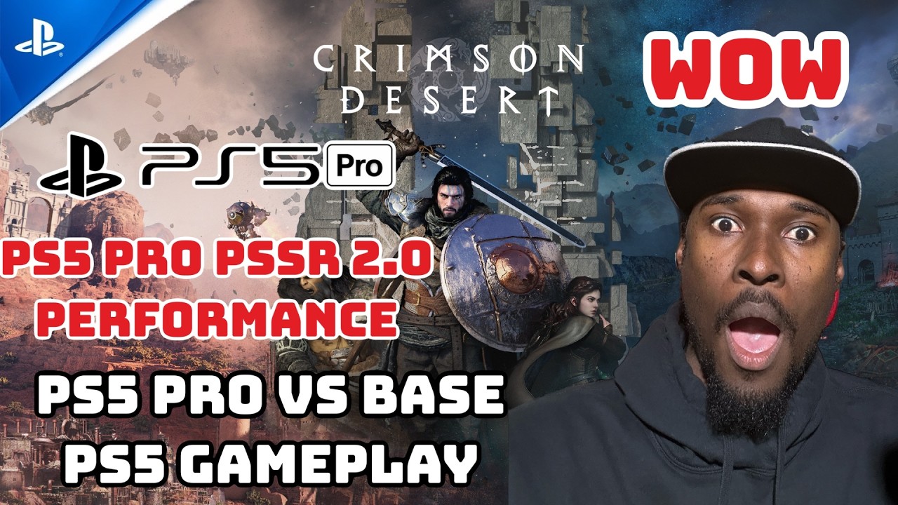 Crimson Desert PS5 Pro PSSR 2  Gameplay vs Base PS5