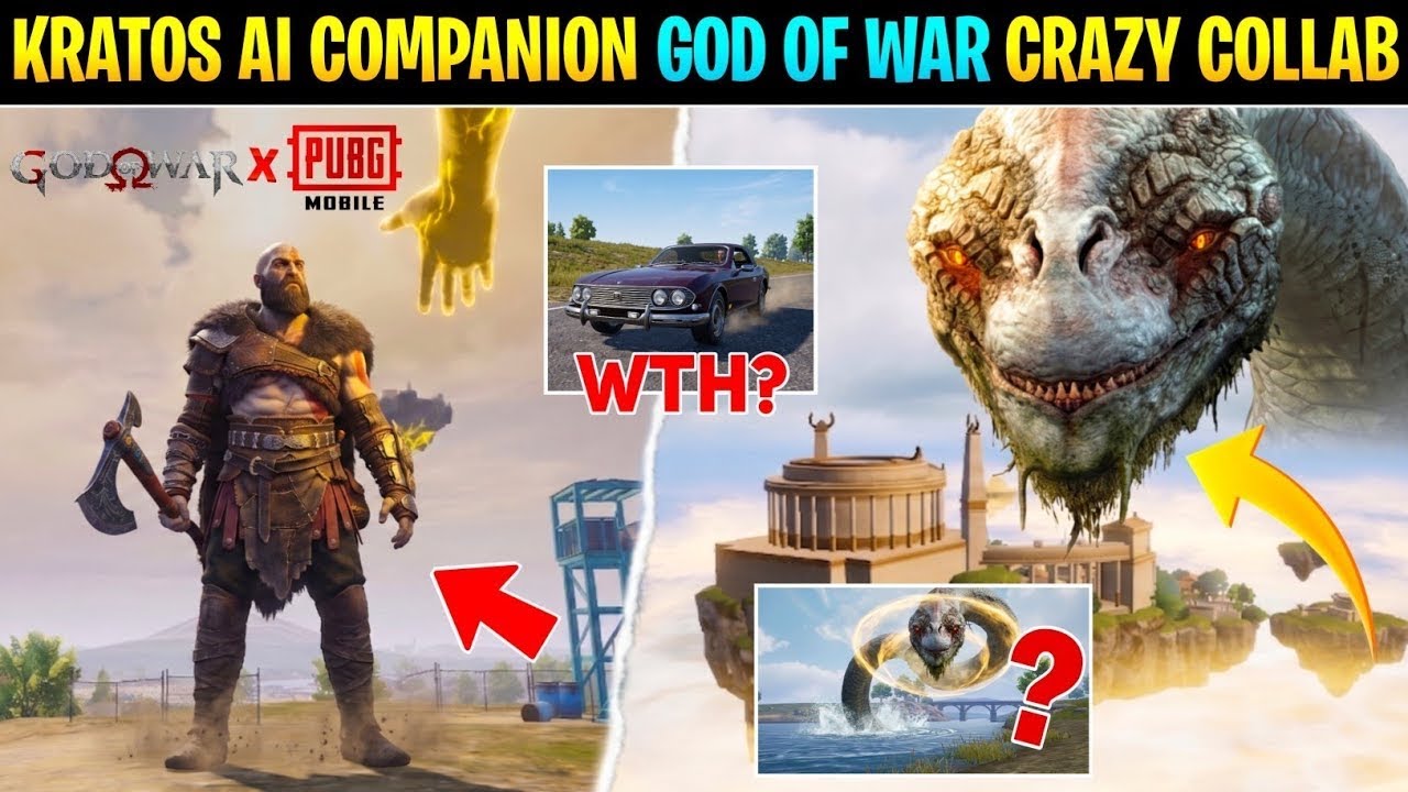 🔥Kratos ( GOD OF WAR ) is Coming to PUBGM BGMI 4.4 Update? AI Companion Full Details 
