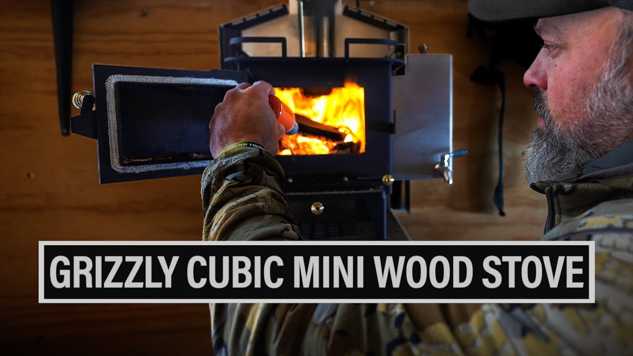 🪵 GRIZZLY CUBIC MINI WOOD STOVE 🔥 | GRITTY TRAILER BUILD 🎙️ EP. 826