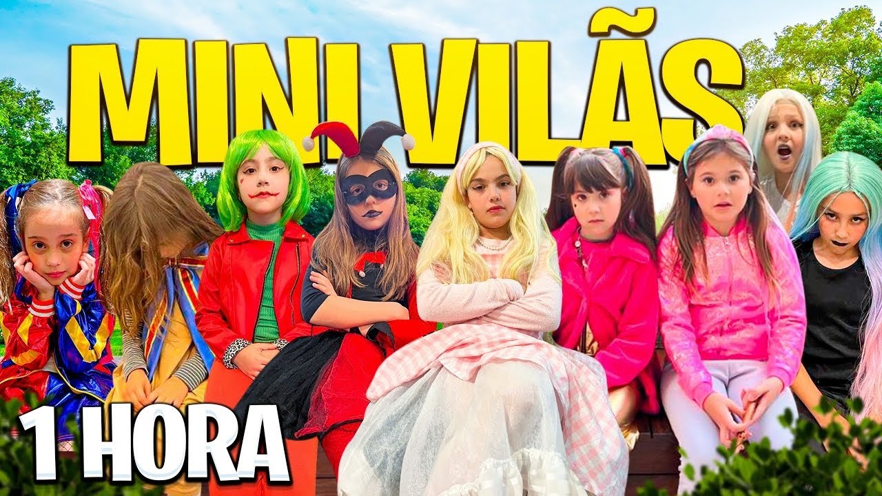 VÁRIOS VÍDEOS DE TODAS AS MINI VILÃS - O DIA EM QUE TODAS CHEGARAM DA ESCOLA DE MINI VILÕES ★