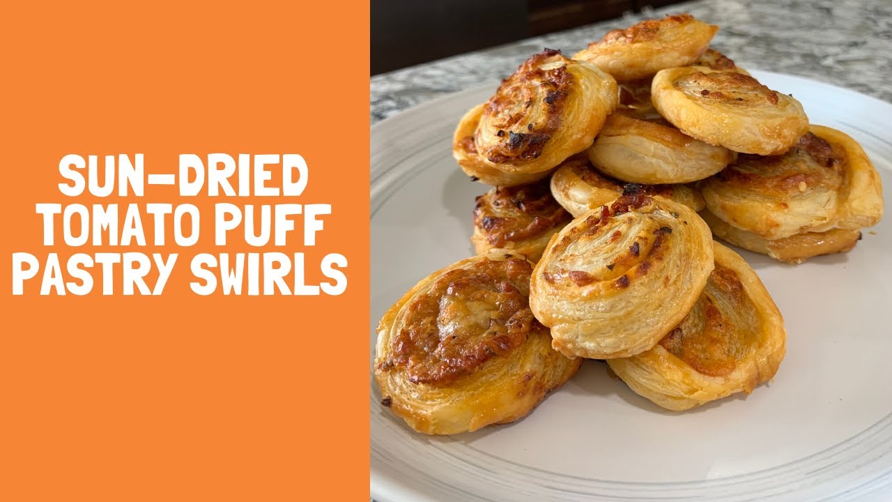 How To Make Sun-Dried Tomato Puff Pastry Swirls!