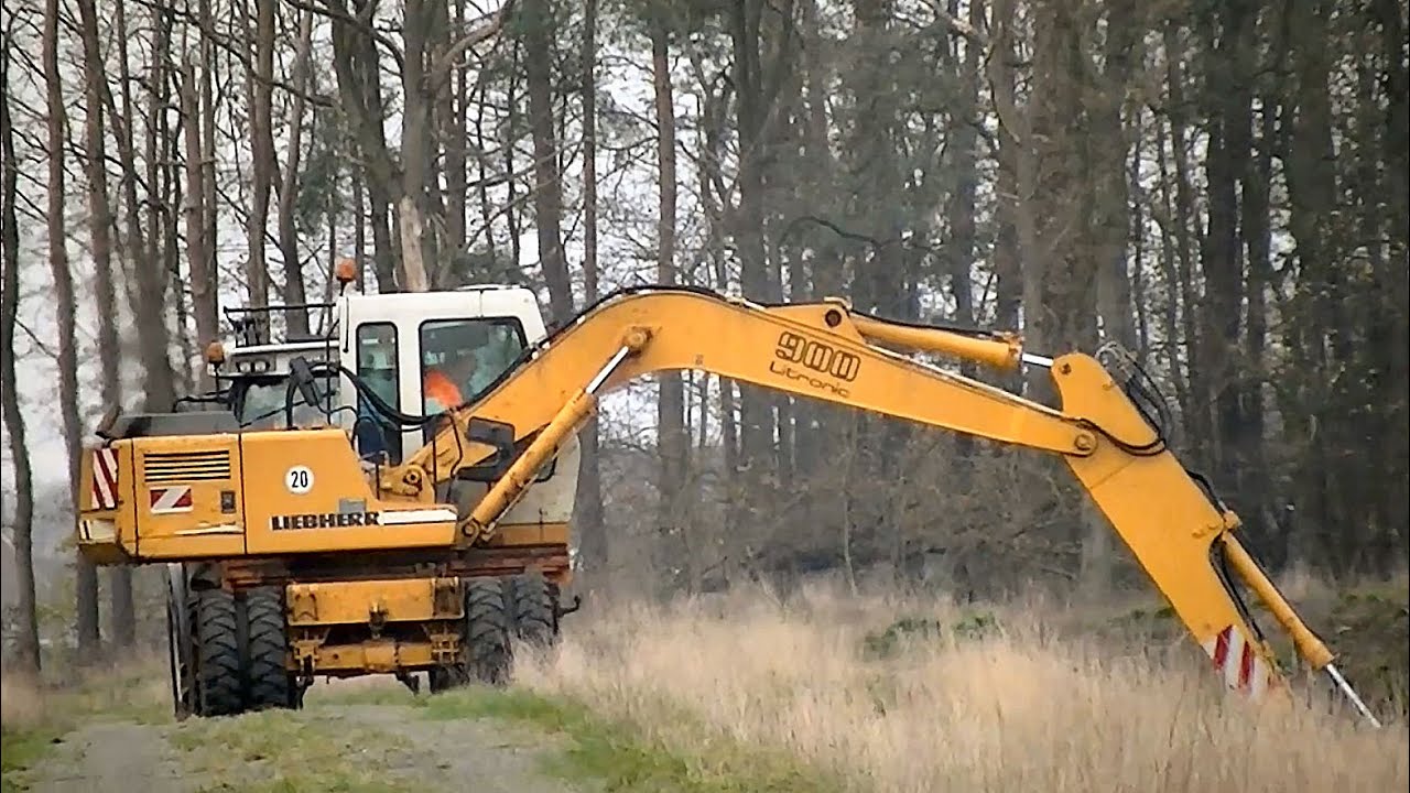 Mobilbagger Liebherr A900 Litronic in Dörpen / Wheeled excavator Liebherr A900 Litronic