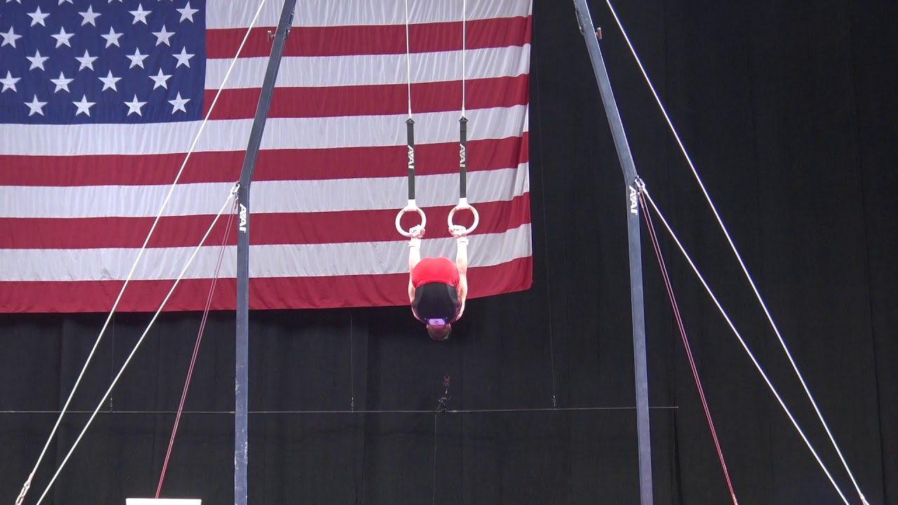 Taylor Burkhart- Still Rings – 2018 U.S. Gymnastics Championships – Junior Men Day 1