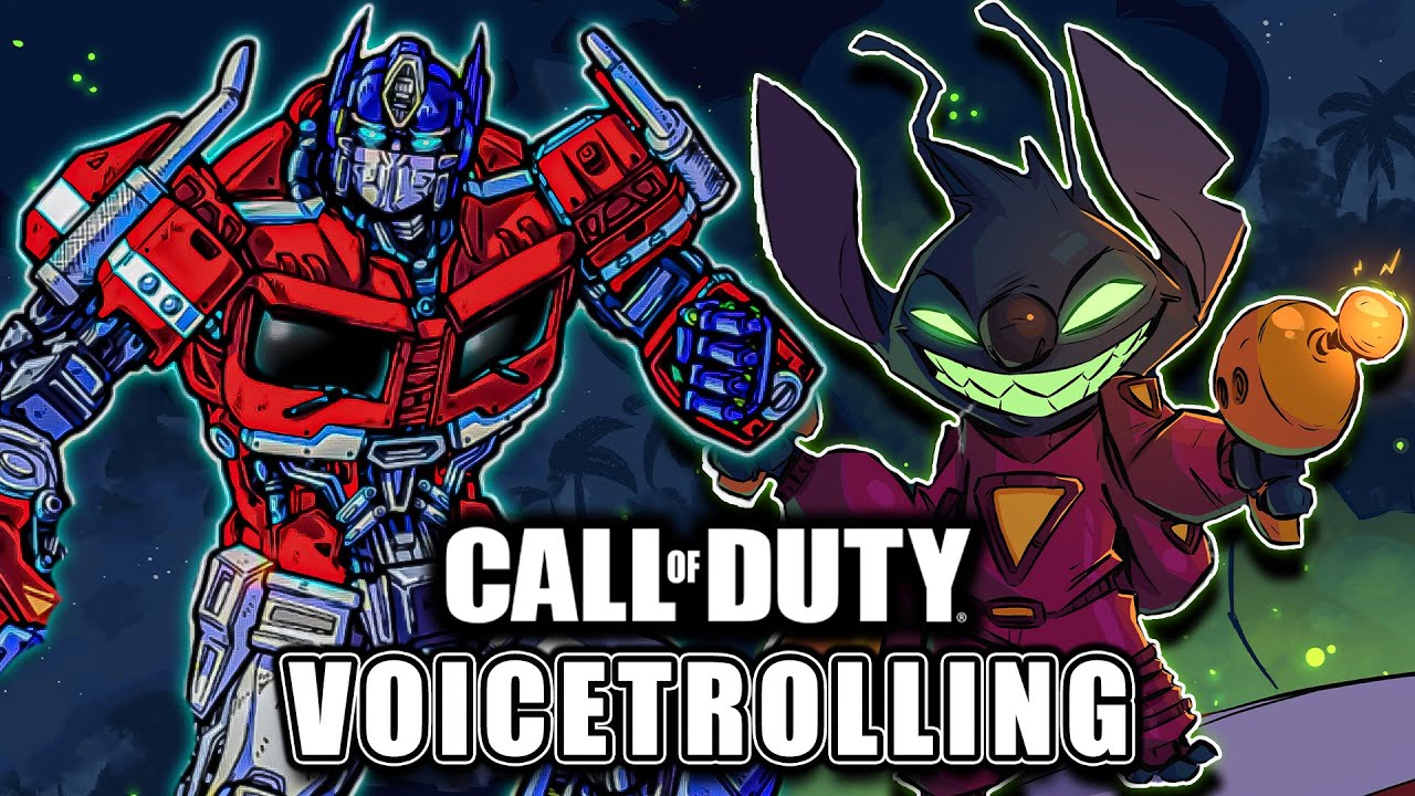 OPTIMUS PRIME AND STITCH VOICETROLLING CHAOS | Call of Duty (Voicetrolling)