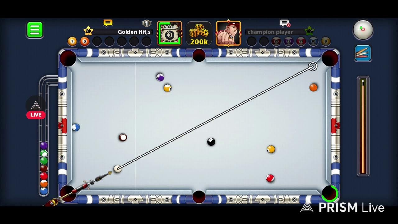 Let's Play 100M Event Table Live. #8 Ball Pool