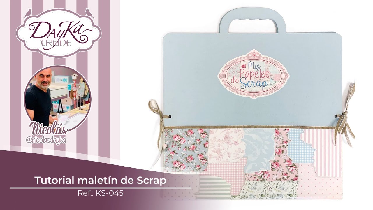 Tutorial paso a paso de maletín scrap Dayka con Nicolás Gándara