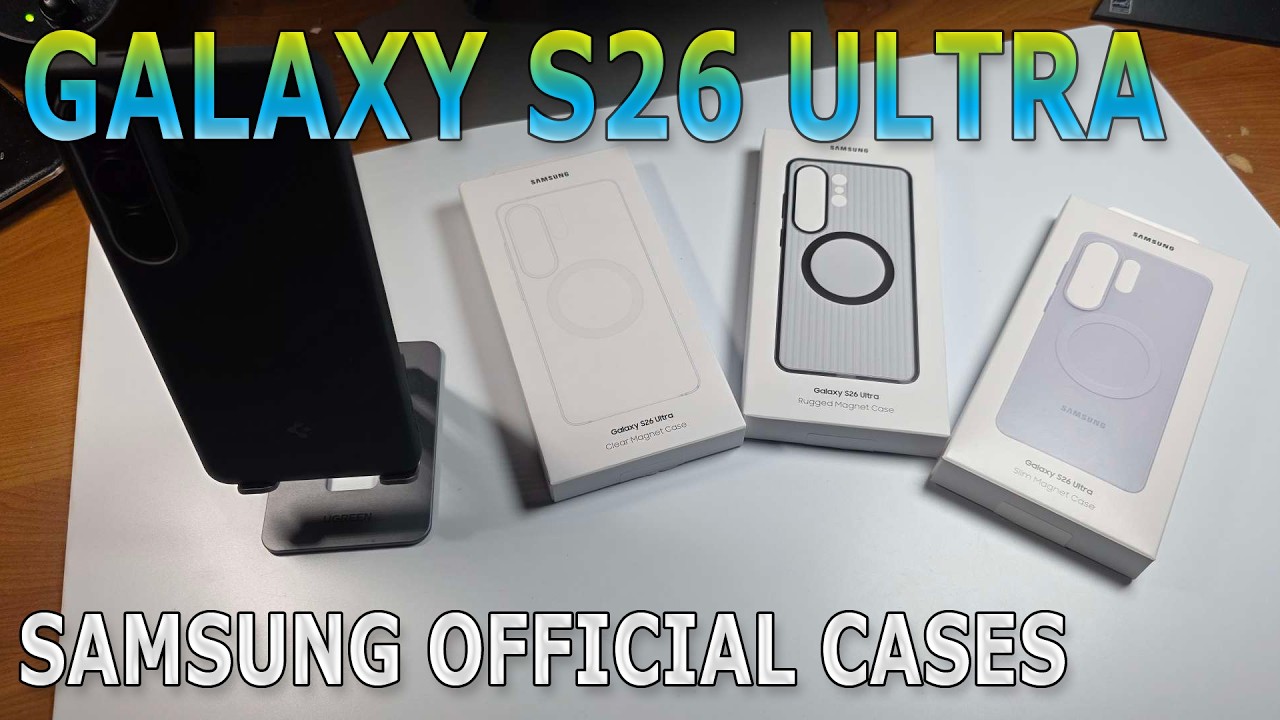 Samsung Galaxy S26 Ultra - Official Cases - etui - prezentacja 4K