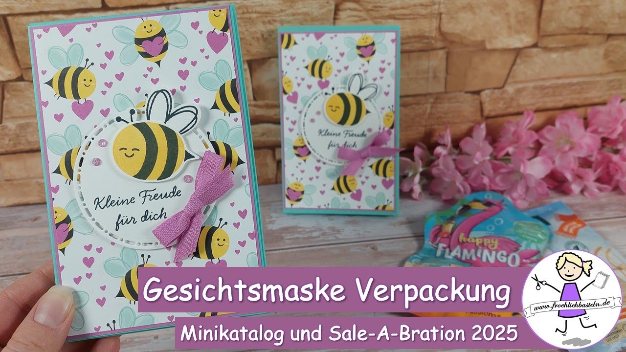 Verpackung für Gesichtsmaske, Badesalz und Co. | fröhlich basteln | Stampin' Up!