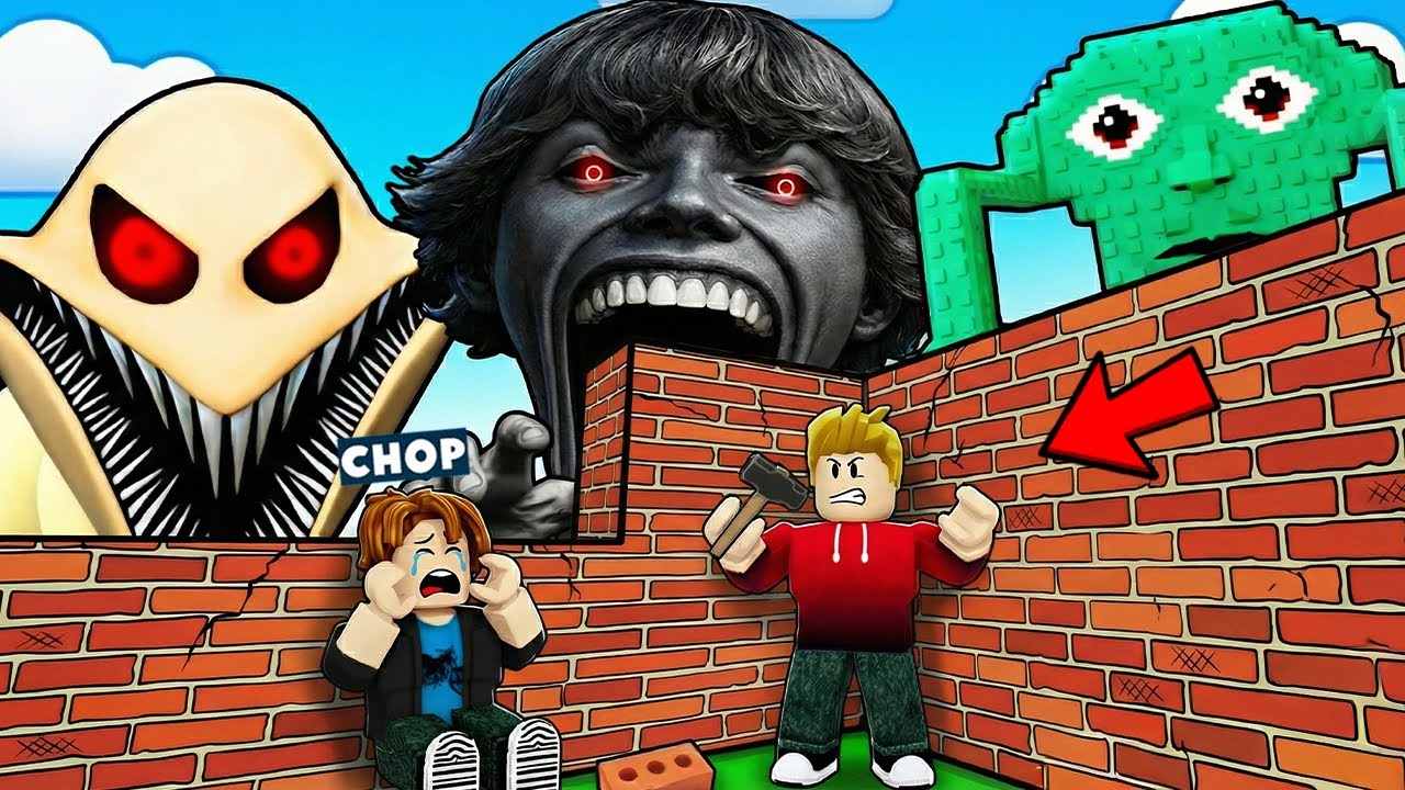 ROBLOX CHOP AND FROSTY BUILD TO SURVIVE WITH BRAINROTS