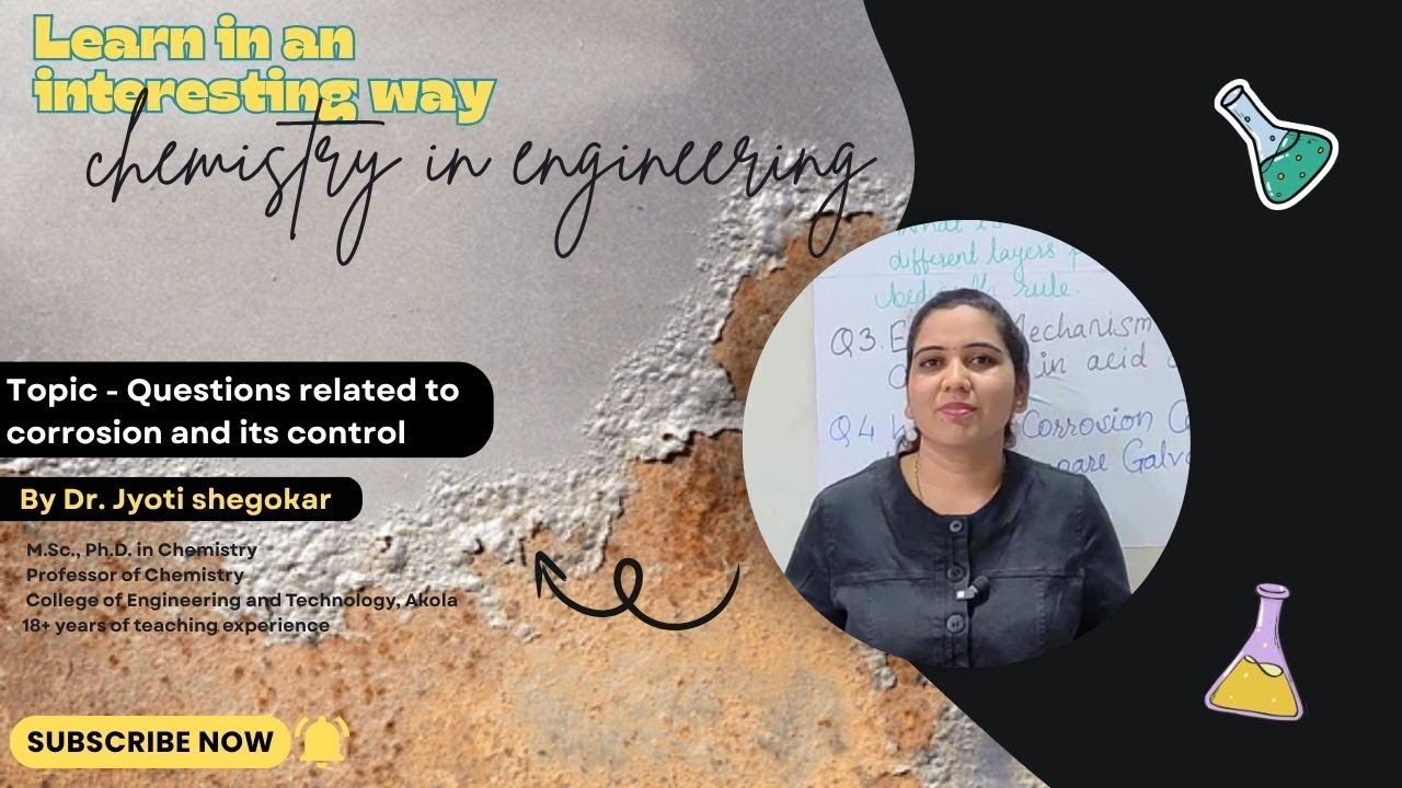 Questions related to corrosion and its control/chemistry/Dr.Jyoti Dhumale Shegokar
