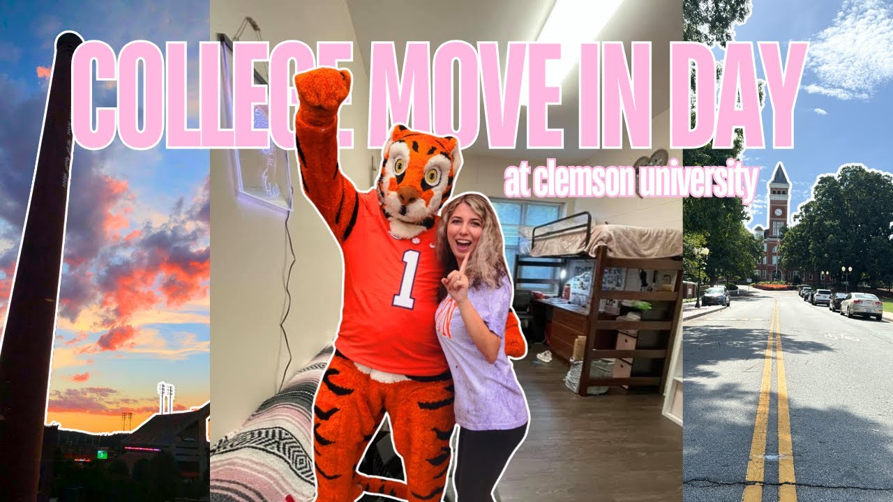 COLLEGE MOVE-IN VLOG at clemson university!! | dorm tour | orientation | *freshman year*