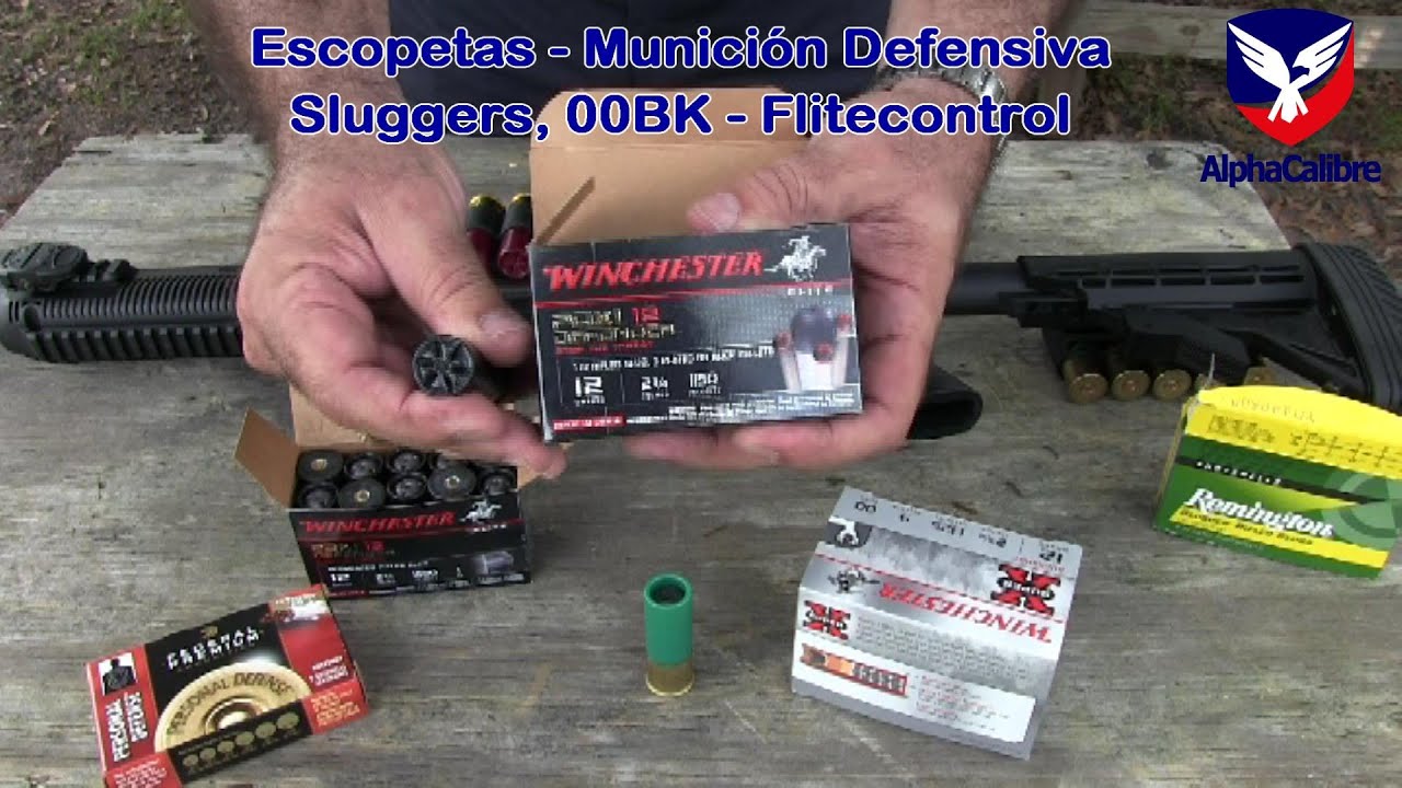 Escopetas - Munición Defensiva - Sluggers, 00BK, Flitecontrol.