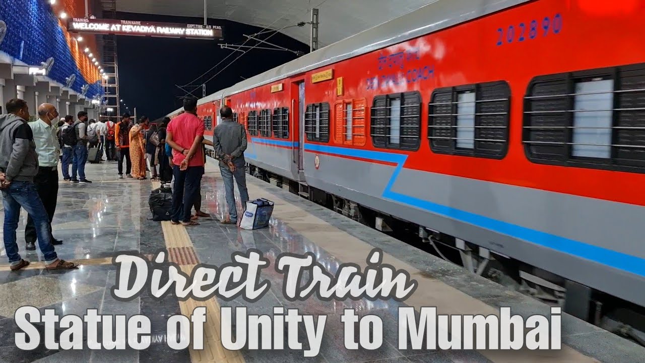 Kevadia Railway Station | Direct Train From The Statue of Unity (Kevadiya) To Mumbai