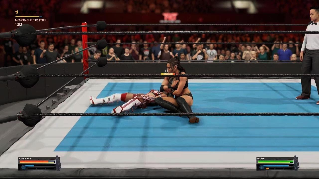 WWE Kairi Sane vs Michin 😄