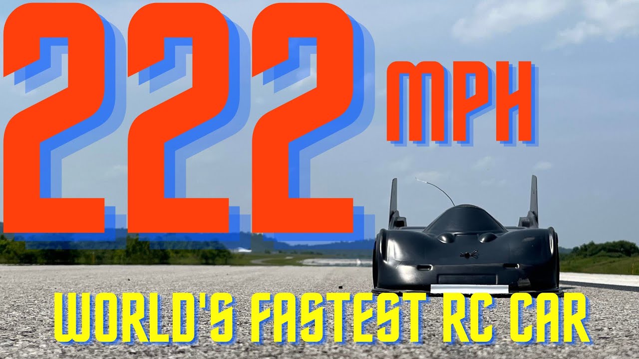 WORLD'S FASTEST RC CAR   222mph  Arrma Limitless GT  (stock length)
