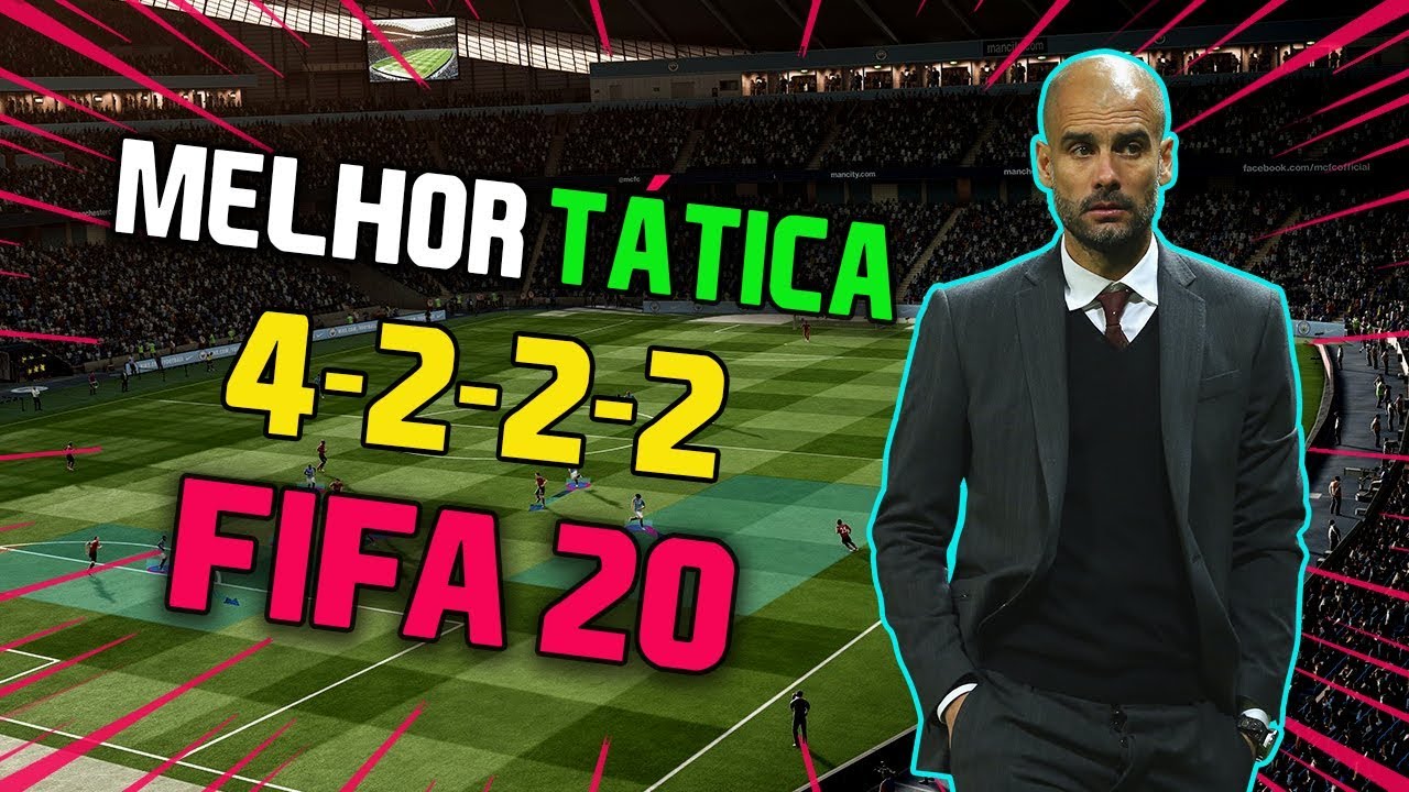 FIFA 20 - MELHOR TÁTICA PERSONALIZADA 4-2-2-2 TIKI-TAKA GUARDIOLA!