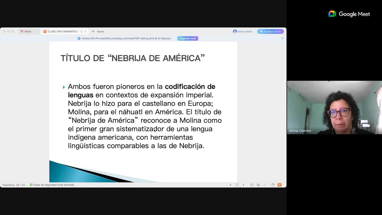 Figuras retóricas y Gramática I. Sesión I. 06 Septiembre 2025