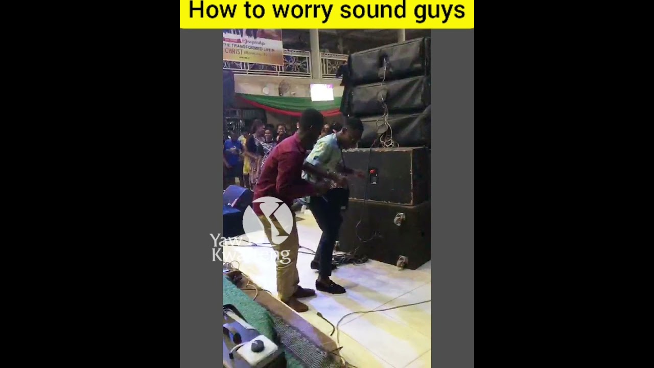How to worry Sound Engineers #yawkwarteng #yawkwartengcomedy #ghanacomedy