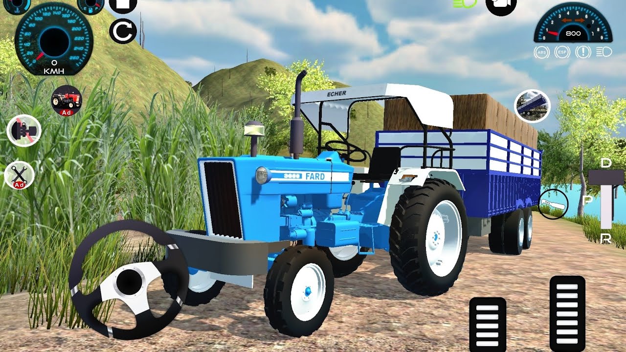 2026 Ford 4x4 Tractor Crazy Off-Road Driving : Indian Tractor Simulator 3D : Android Gameplay