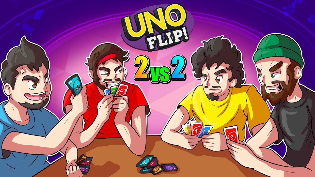 Fare UNO Flip 2 vs 2 è stata una PESSIMA idea...