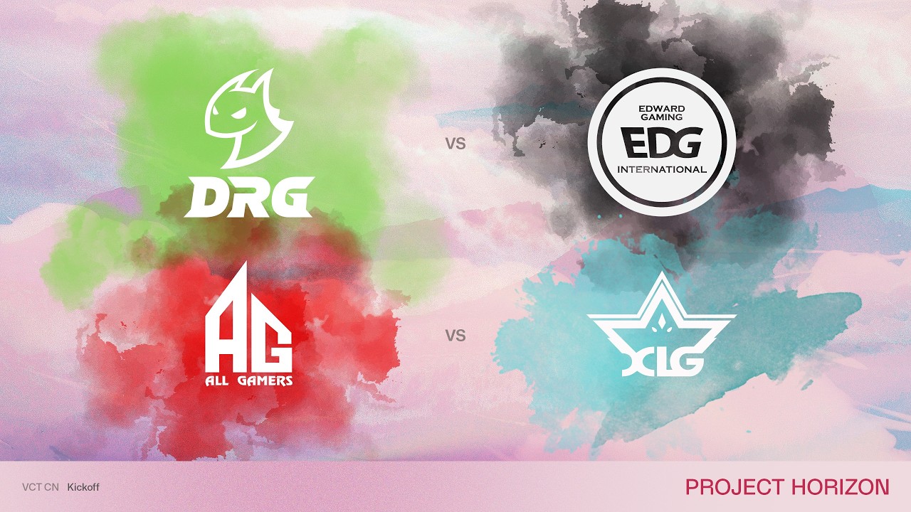 DRG vs EDG | AG vs XLG | VCT CN Kickoff Day 14 | Project Horizon | Community English Costream